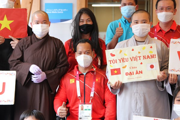 Các VĐV Việt Nam được “tiếp lửa” tại Paralympic Tokyo 2020 - Anh 2