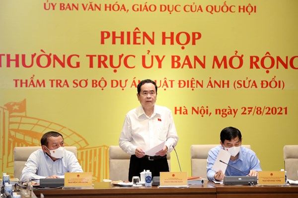 Thẩm tra sơ bộ dự án Luật Điện ảnh (sửa đổi): Phải nhìn điện ảnh vừa là một ngành nghệ thuật, vừa là một ngành kinh tế - Anh 1