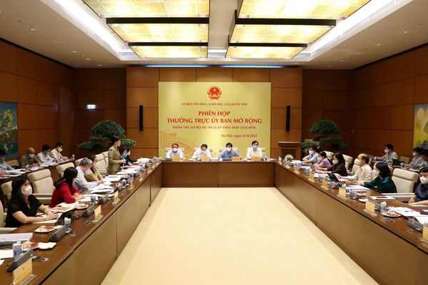 Thẩm tra sơ bộ dự án Luật Điện ảnh (sửa đổi): Phải nhìn điện ảnh vừa là một ngành nghệ thuật, vừa là một ngành kinh tế - Anh 2