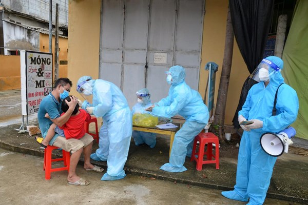 Thanh Hóa: Thêm 14 ca Covid-19 liên quan ổ dịch ở Thị trấn Nông Cống - Anh 1