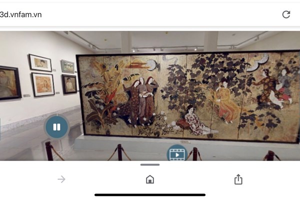 Ra mắt 3D Tour tại Bảo tàng Mỹ thuật Việt Nam: Chiêm ngưỡng “báu vật” trên không gian mạng - Anh 2