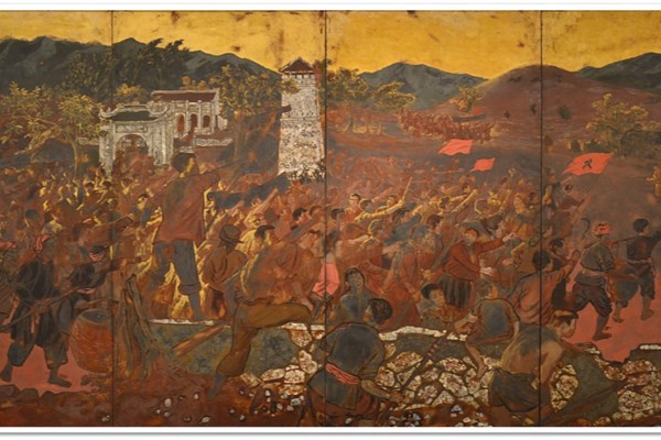 Kỷ niệm 76 năm ngày Quốc Khánh 2.9 (1945-2021): Phác họa con đường độc lập qua các tác phẩm mỹ thuật đặc sắc - Anh 2