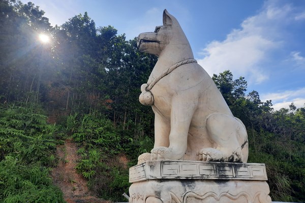 Đã tháo dỡ hàng loạt tượng linh vật chó ở huyện miền núi Tây Giang - Anh 2