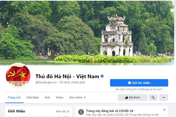 Xử lý nghiêm các trang mạng xã hội giả mạo thông tin của chính quyền Hà Nội - Anh 1
