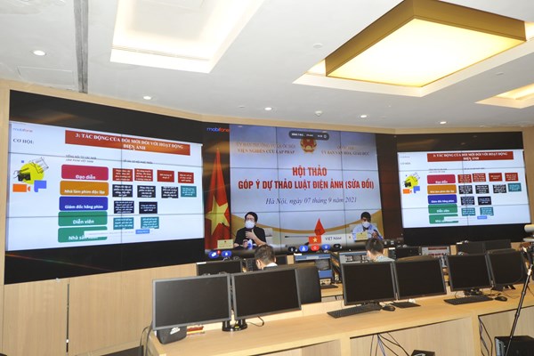 Hội thảo trực tuyến Góp ý Dự thảo Luật Điện ảnh (sửa đổi): Phát huy “sức mạnh mềm” văn hóa qua điện ảnh - Anh 1