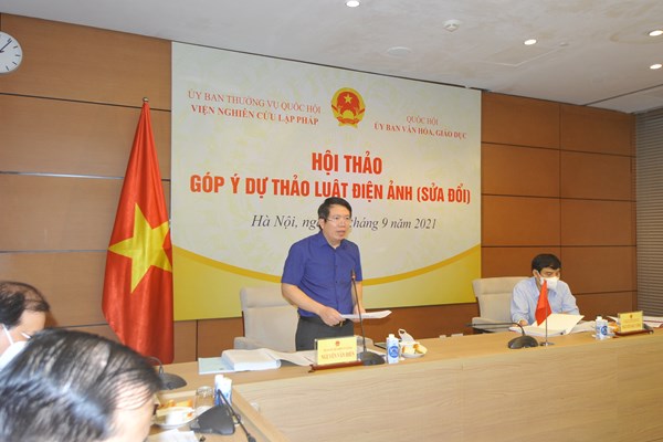 Hội thảo trực tuyến Góp ý Dự thảo Luật Điện ảnh (sửa đổi): Phát huy “sức mạnh mềm” văn hóa qua điện ảnh - Anh 2