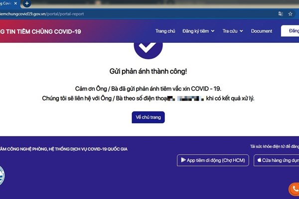 Người dân tự cập nhật các mũi tiêm vắc xin Covid-19 lên Cổng thông tin tiêm chủng quốc gia như thế nào? - Anh 3