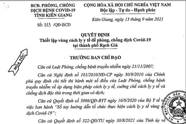 Kiên Giang tiếp tục “ai ở đâu ở đó” tại 6 huyện, thành phố từ 0h ngày 14.9 - Anh 1