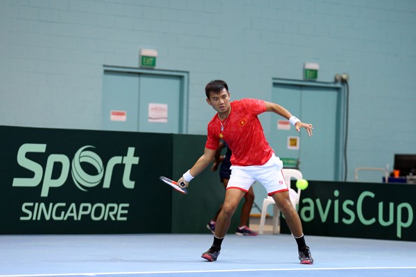 Tuyển quần vợt Việt Nam thắng trận ra quân tại Davis Cup - Anh 1