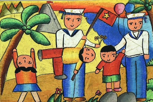 Triển lãm online Giải thưởng Mỹ thuật thiếu nhi Việt Nam năm 2021 - Anh 2