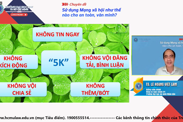Hướng dẫn sinh viên xây dựng “vùng xanh” trên mạng xã hội - Anh 1