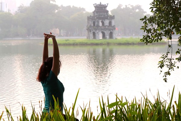 Người dân Hà Nội háo hức được đi tập thể dục, thể thao - Anh 12