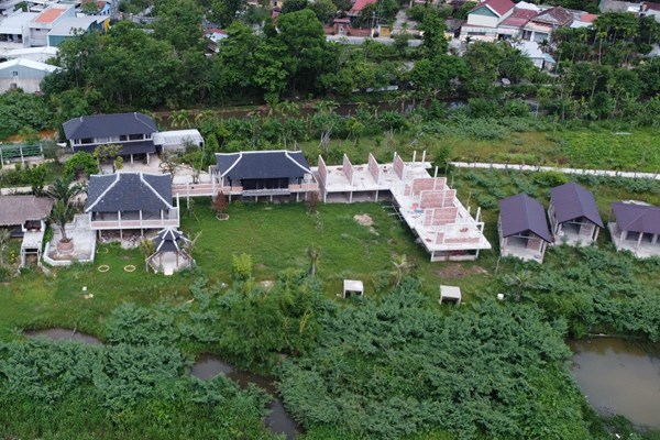 Xử phạt vi phạm về xây dựng trái phép tại dự án Go Green Farm - Anh 1
