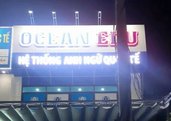 Trung tâm ngoại ngữ Ocean Edu (Yên Định,Thanh Hóa) hoạt động khi chưa được cấp phép: Phó Giám đốc sở GD&ĐT nói chưa phải là sai phạm lớn - Anh 1