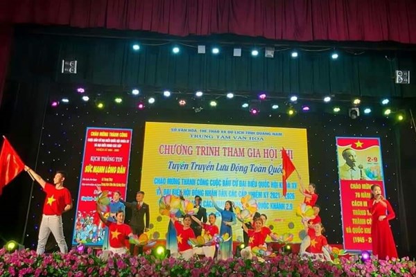 Quảng Nam: Đạt 1 HCV, 4 HCB Hội thi tuyên truyền về bầu cử đại biểu Quốc hội - Anh 1