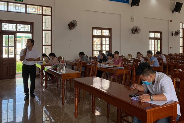 Quảng Nam: Tập huấn nghiệp vụ hướng dẫn viên du lịch tại điểm - Anh 1