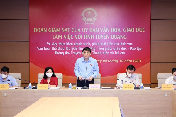 Tuyên Quang: Phát huy nhân tố con người, vai trò của văn hoá trong quá trình phát triển - Anh 1