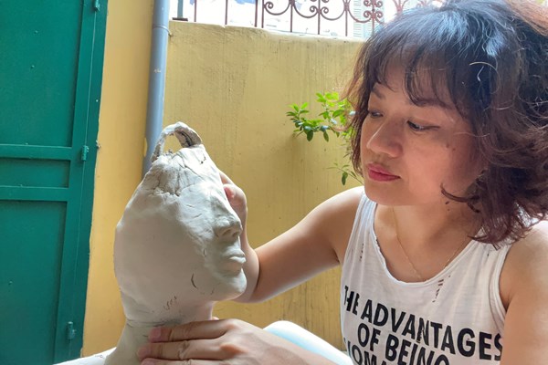 Hội trại điêu khắc 30 + hội tụ trên không gian mạng - Anh 5