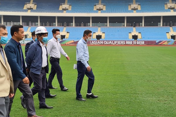 Sân Mỹ Đình hoàn thành nâng cấp mặt sân, các phòng chức năng vào 28.10 - Anh 2