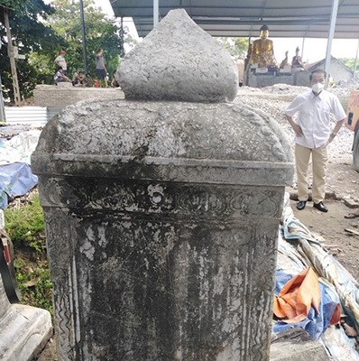 Phương án phục hồi nguyên trạng bia đá chùa Thổ Hà - Anh 1