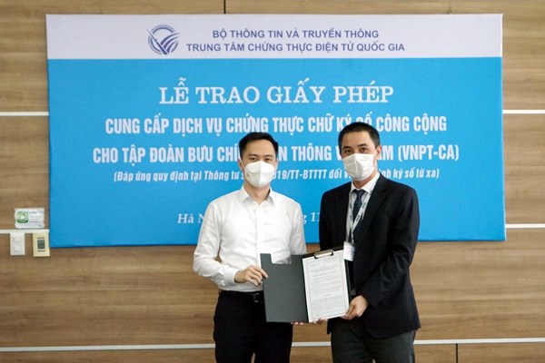 Đơn vị đầu tiên được trao giấy phép cung cấp dịch vụ chữ ký số từ xa - Anh 1
