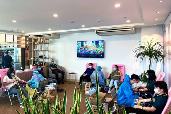 Tập đoàn Bamboo Capital tổ chức hiến máu tình nguyện - Anh 1