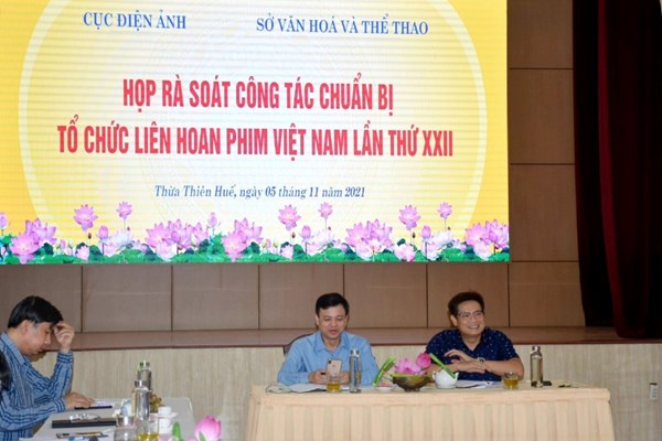Rà soát công tác chuẩn bị cho Liên hoan phim tại Huế - Anh 1