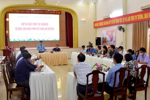 Rà soát công tác chuẩn bị cho Liên hoan phim tại Huế - Anh 2