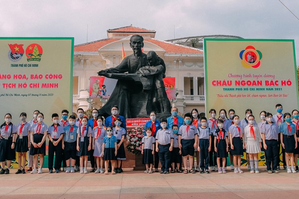 Tuyên dương 350 đại biểu cháu ngoan Bác Hồ năm 2021 - Anh 2