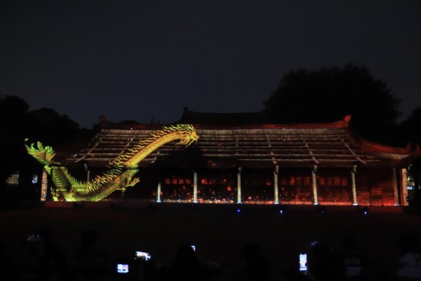 3D Mapping mang vẻ đẹp mê hoặc cho Văn Miếu- Quốc Tử Giám - Anh 2