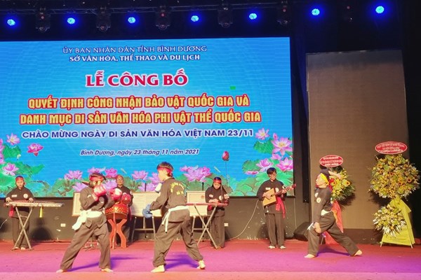Bình Dương: Công bố hiện vật là bảo vật quốc gia và hai di sản văn hoá phi vật thể quốc gia - Anh 4