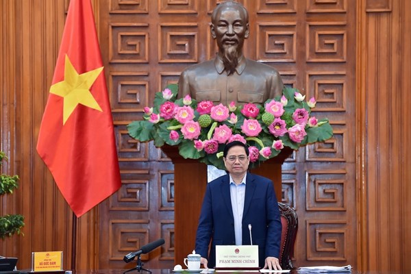 Thủ tướng chủ trì họp về việc nhập khẩu, sản xuất vắc xin, thuốc điều trị Covid-19 - Anh 2