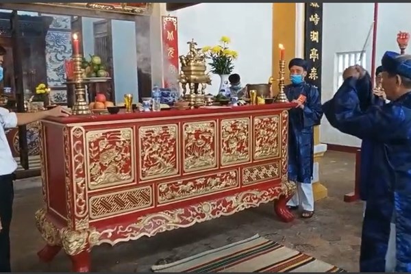 Lễ an vị tại di tích Đình Hội An - Anh 1