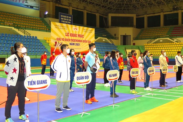 Khai mạc giải vô địch Taekwondo quốc gia năm 2021 - Anh 2