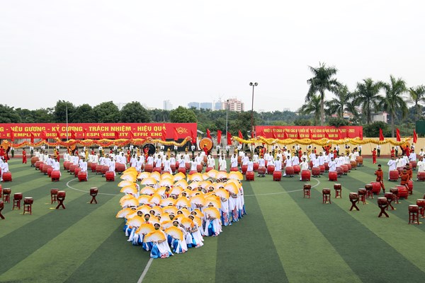 Tiết mục nghệ thuật trống hội “Hào khí non sông” được chọn trình diễn tại Dubai - Anh 4