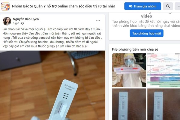 Một kênh “chữa bệnh” thiết thực cho F0 tại nhà - Anh 2