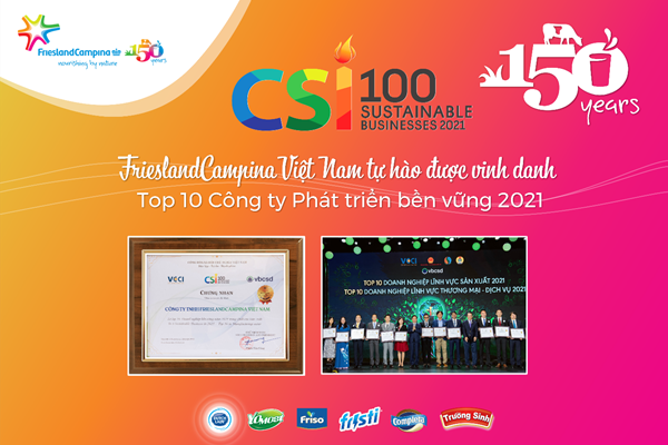 Hành trình vươn đến TOP 10 Doanh nghiệp phát triển bền vững tại Việt Nam của FrieslandCampina - Anh 1