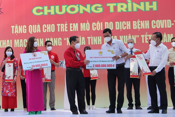 Ngày hội “Nghĩa tình mùa xuân” chăm lo các đối tượng khó khăn dịp Tết Nhâm Dần 2022 - Anh 3