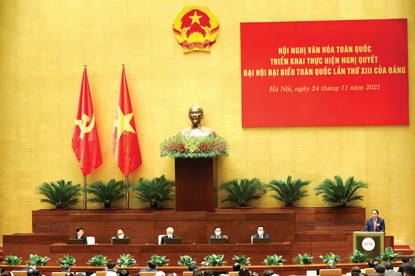 Bộ trưởng Bộ VHTTDL Nguyễn Văn Hùng:​​​​​​​ Vận dụng đầy đủ, sâu sắc nhất để vận hành tốt nhất “cỗ xe tam mã” Văn hóa, Thể thao và Du lịch - Anh 1