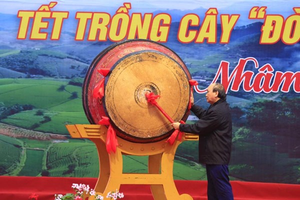 Le phat dong Tet trong cay “Doi doi nho on Bac Ho” Xuan Nham Dan - Anh 1