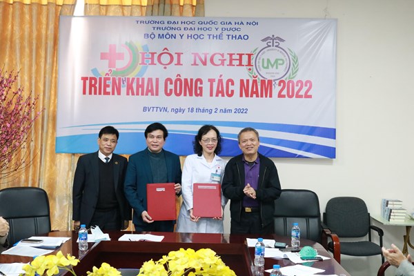Thành lập bộ môn Y học thể thao thuộc ĐH Y dược - ĐH quốc gia Hà Nội - Anh 2