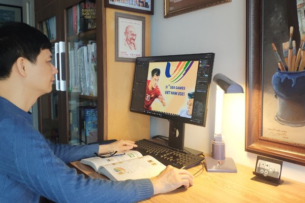 Vẻ đẹp Việt Nam qua bộ tem SEA Games 31 - Anh 1