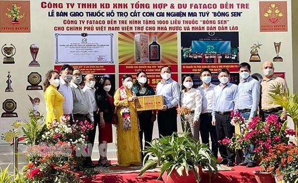 Tặng 1.000 liều thuốc điều trị cai nghiện ma túy cho Chính phủ Lào - Anh 2