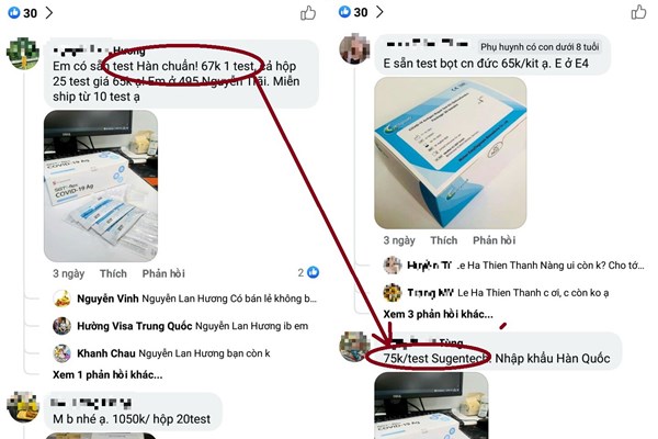 Loạn kit test nhanh Covid-19 trên mạng - Anh 1