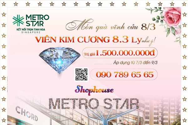CT Land tạo cơn mưa quà tặng và gây bão khi tặng kim cương “khủng” - Anh 1