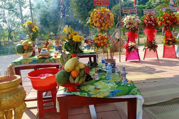 Lễ đón Bằng Di sản văn hóa phi vật thể quốc gia Lễ hội Bà Thu Bồn - Anh 2
