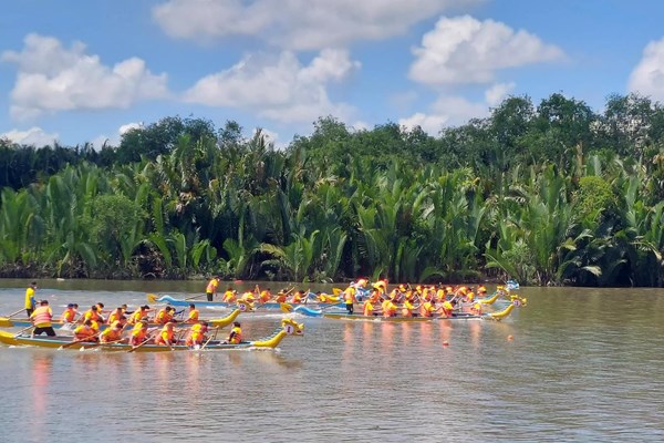 TP.HCM tổ chức giải đua thuyền truyền thống - Anh 1