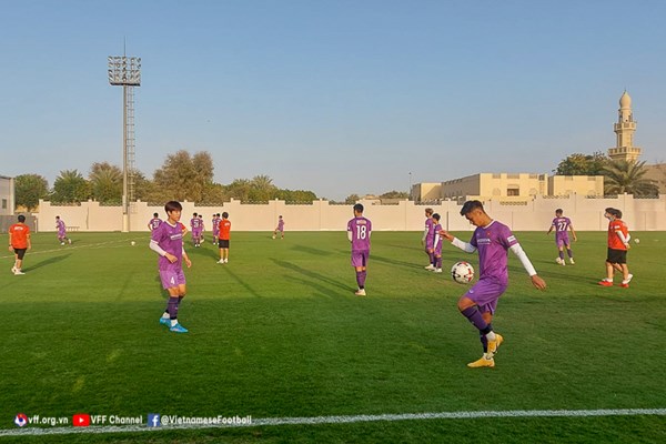 Tuyển U23 Việt Nam hướng đến trận đấu cuối tại Dubai Cup 2022 - Anh 1