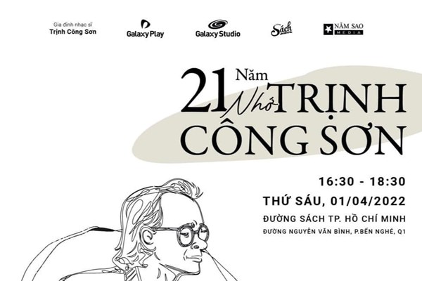 Đêm nhạc tưởng nhớ Trịnh Công Sơn tại Đường Sách TP.HCM - Anh 1