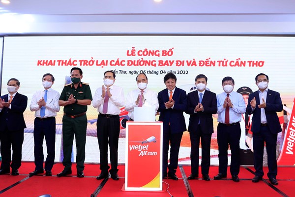 Vietjet công bố khai thác 10 đường bay đến và đi từ Cần Thơ - Anh 1